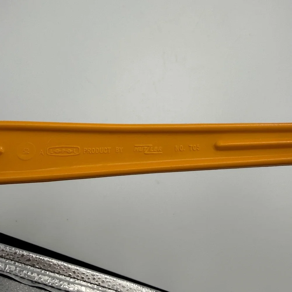 Vintage Hutzler Lopol Orange Melamine Soup Ladle No 705 Retro Kitchen Utensil